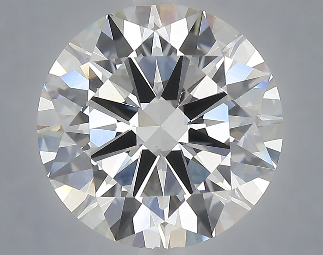 6.04 Carat Round Shaped, Excellent Cut, F Color, VS1 Clarity, IGI Certified Lab Grown Diamond