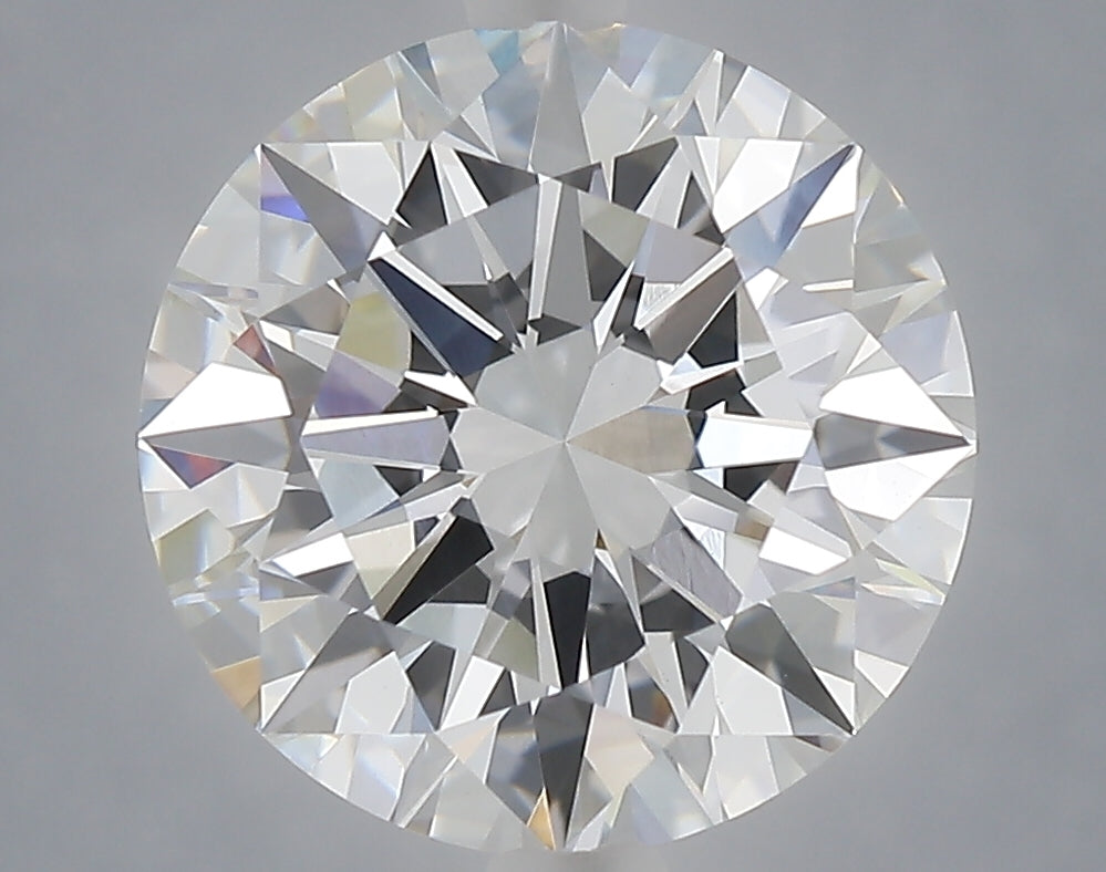 5.04 Carat Round Shaped, Excellent Cut, E Color, VVS2 Clarity, IGI Certified Lab Grown Diamond