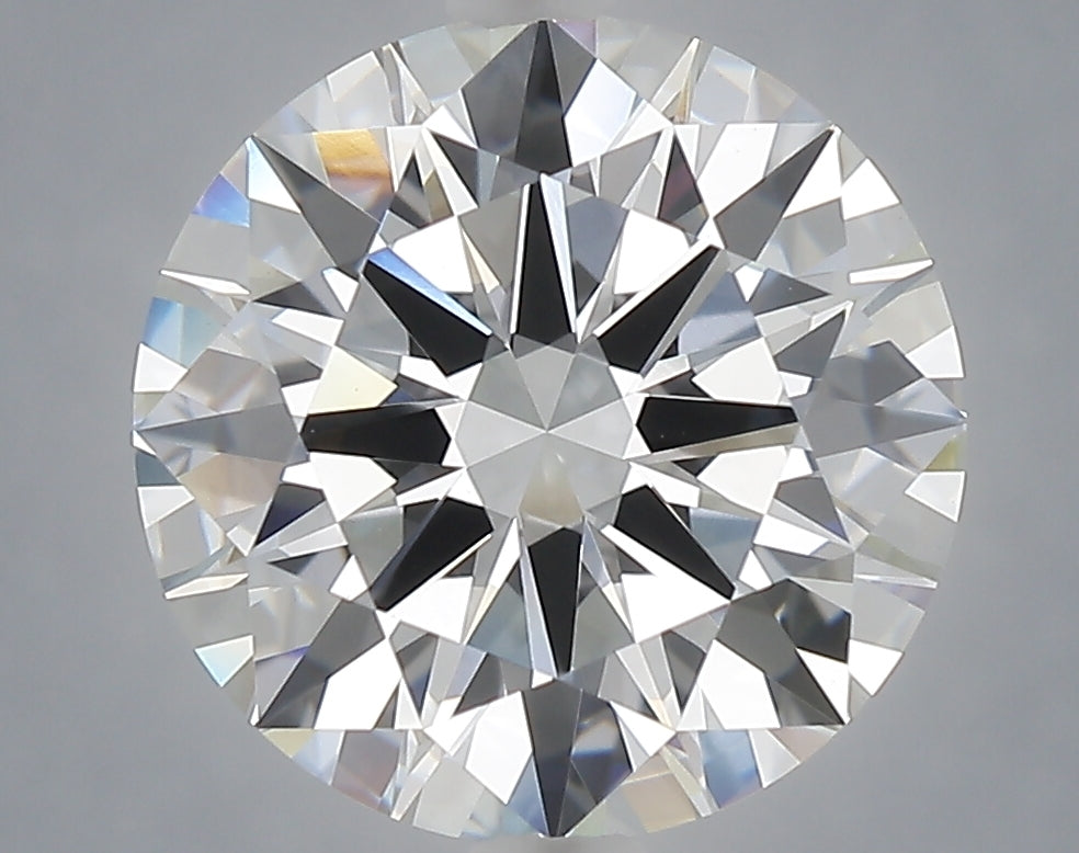 5.00 Carat Round Shaped, Excellent Cut, F Color, VVS2 Clarity, IGI Certified Lab Grown Diamond
