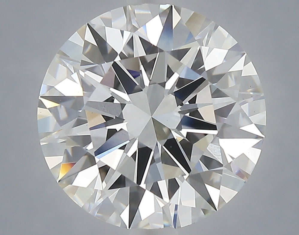 5.09 Carat Round Shaped, Ideal Cut, F Color, VS1 Clarity, IGI Certified Lab Grown Diamond