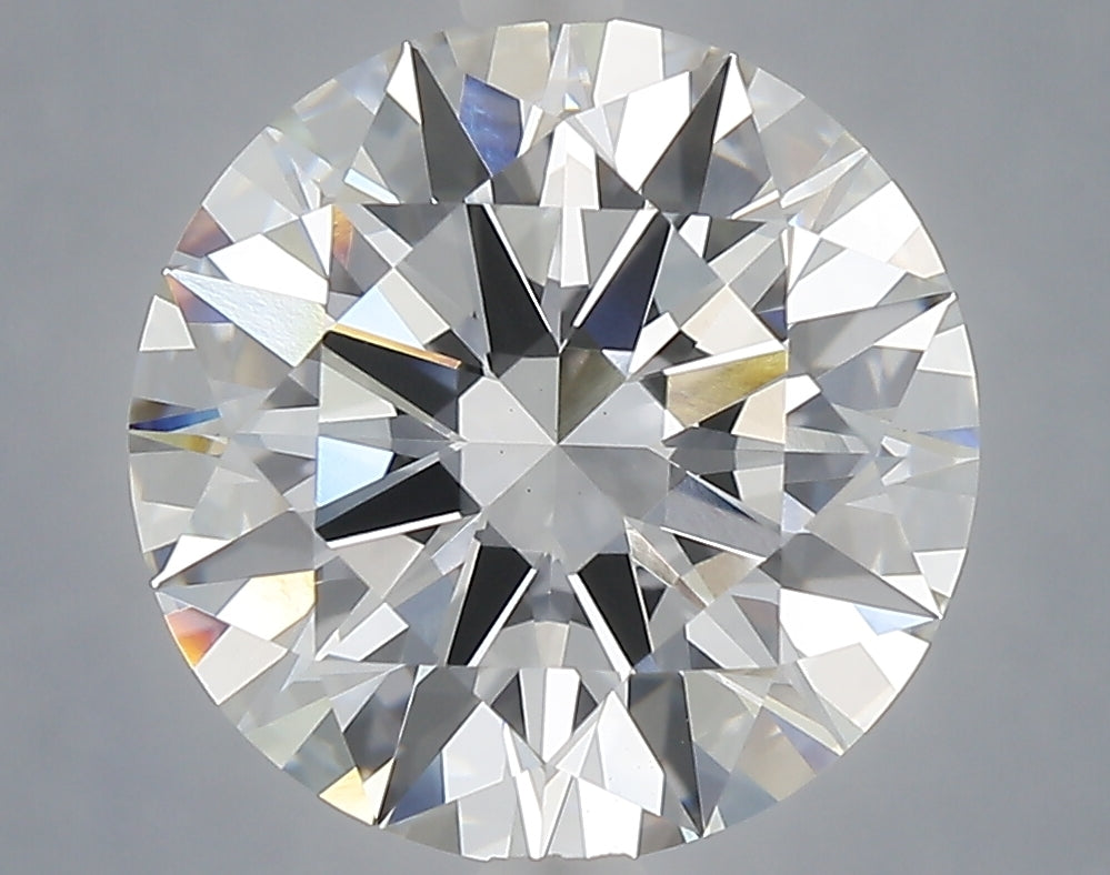 5.01 Carat Round Shaped, Excellent Cut, F Color, VS1 Clarity, IGI Certified Lab Grown Diamond