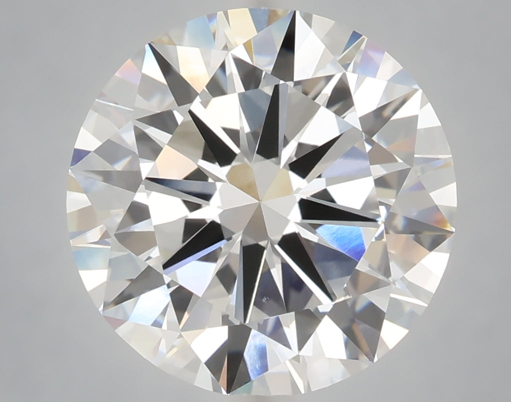 6.01 Carat Round Shaped, Excellent Cut, E Color, VVS2 Clarity, IGI Certified Lab Grown Diamond