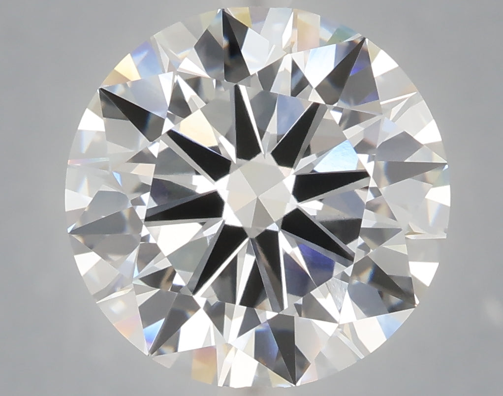 6.04 Carat Round Shaped, Excellent Cut, F Color, VS1 Clarity, IGI Certified Lab Grown Diamond