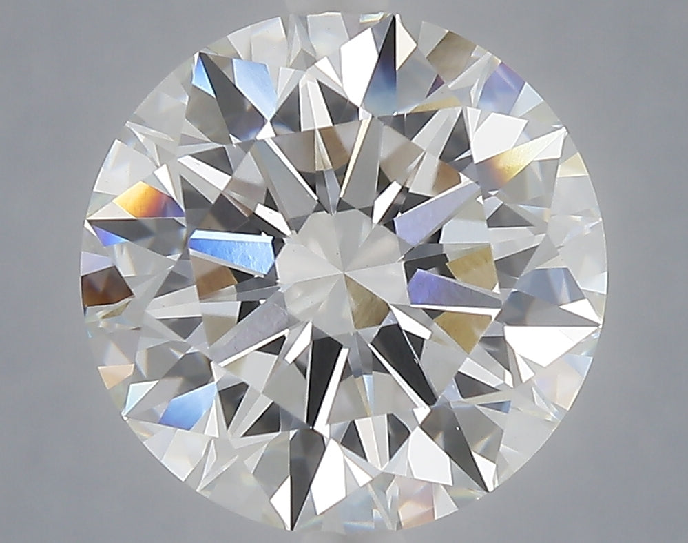 5.25 Carat Round Shaped, Ideal Cut, F Color, VS1 Clarity, IGI Certified Lab Grown Diamond