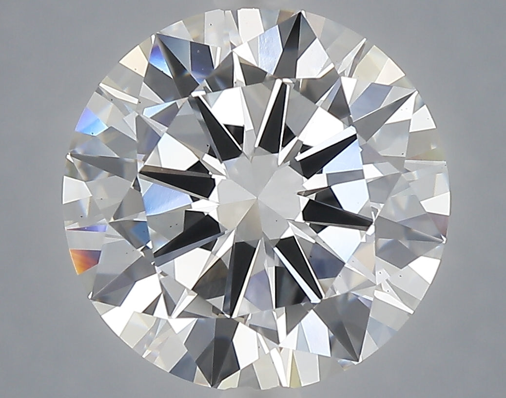 5.58 Carat Round Shaped, Excellent Cut, E Color, VS1 Clarity, IGI Certified Lab Grown Diamond
