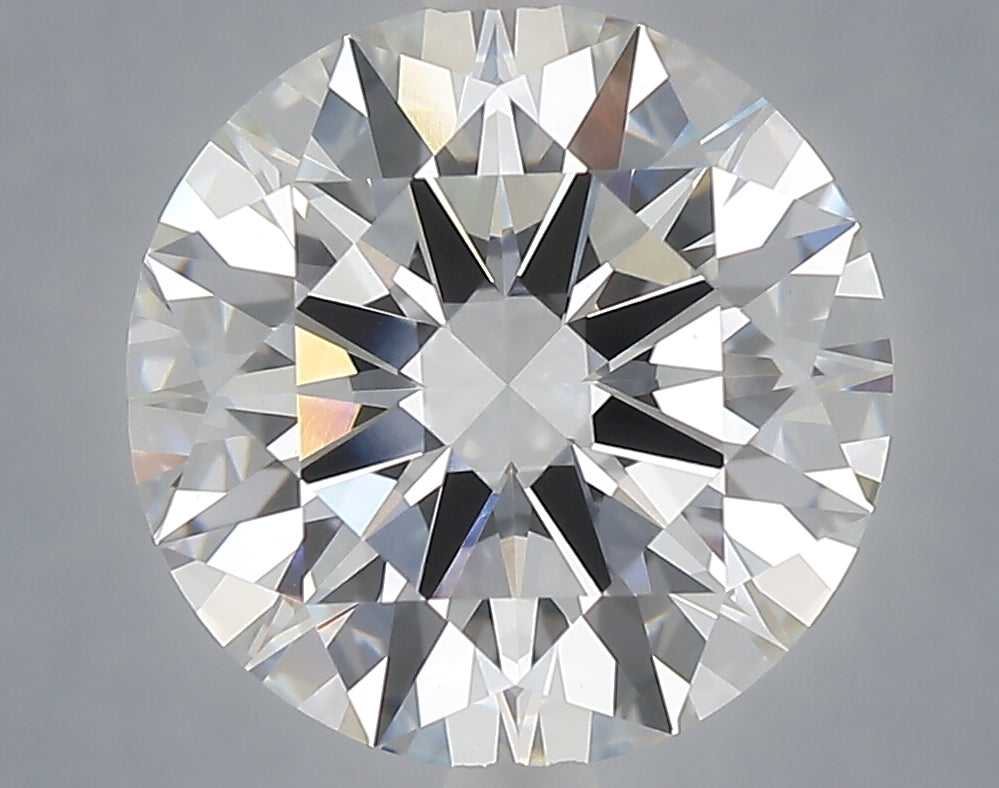 5.09 Carat Round Shaped, Excellent Cut, E Color, VVS2 Clarity, IGI Certified Lab Grown Diamond