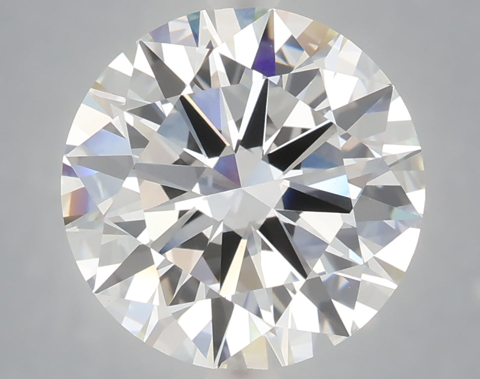 5.01 Carat Round Shaped, Excellent Cut, E Color, VVS2 Clarity, IGI Certified Lab Grown Diamond