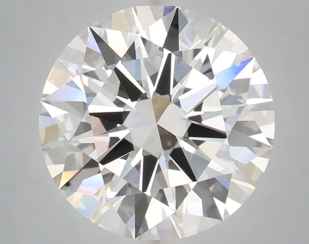 5.71 Carat Round Shaped, Excellent Cut, E Color, VVS2 Clarity, IGI Certified Lab Grown Diamond