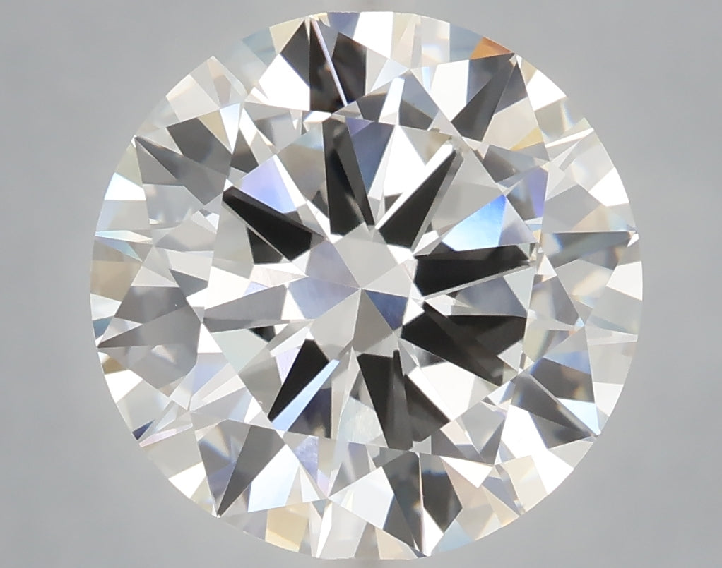 6.01 Carat Round Shaped, Excellent Cut, F Color, VS1 Clarity, IGI Certified Lab Grown Diamond