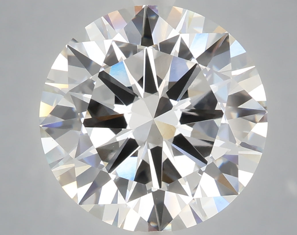 6.05 Carat Round Shaped, Excellent Cut, F Color, VS1 Clarity, IGI Certified Lab Grown Diamond