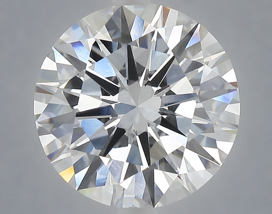 6.00 Carat Round Shaped, Excellent Cut, E Color, VVS2 Clarity, IGI Certified Lab Grown Diamond