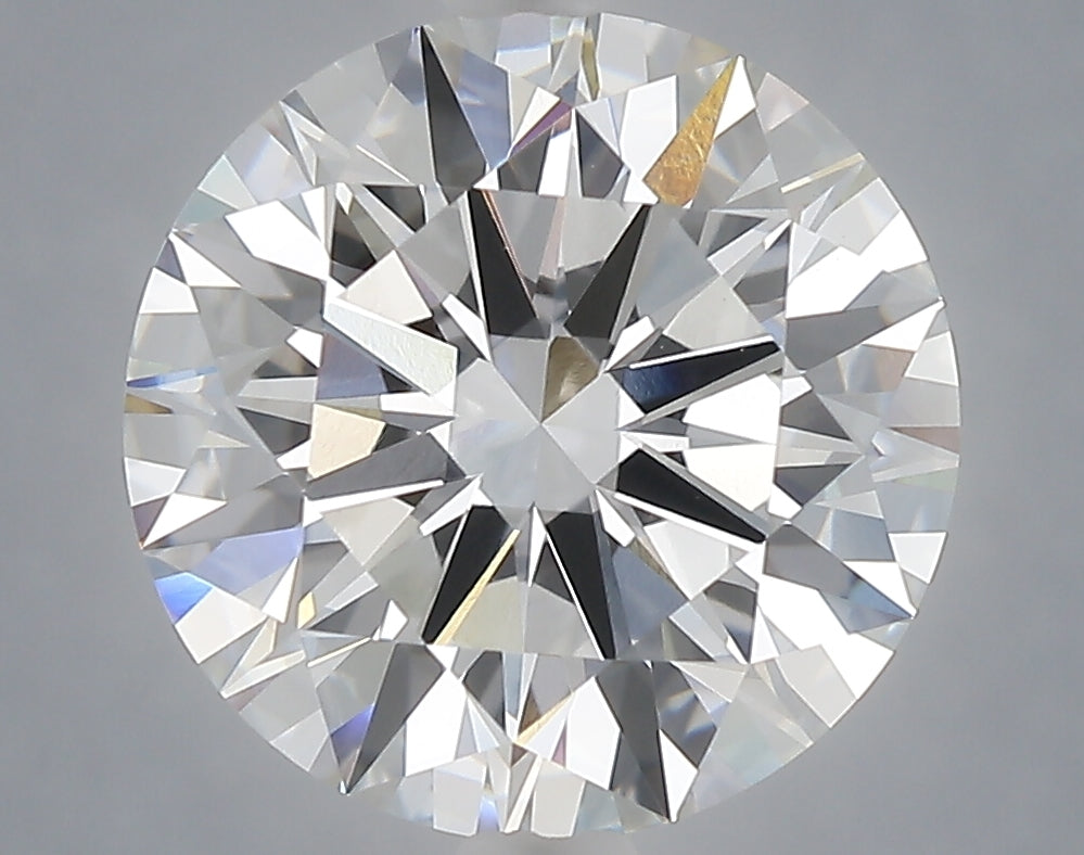 5.30 Carat Round Shaped, Ideal Cut, E Color, VVS2 Clarity, IGI Certified Lab Grown Diamond