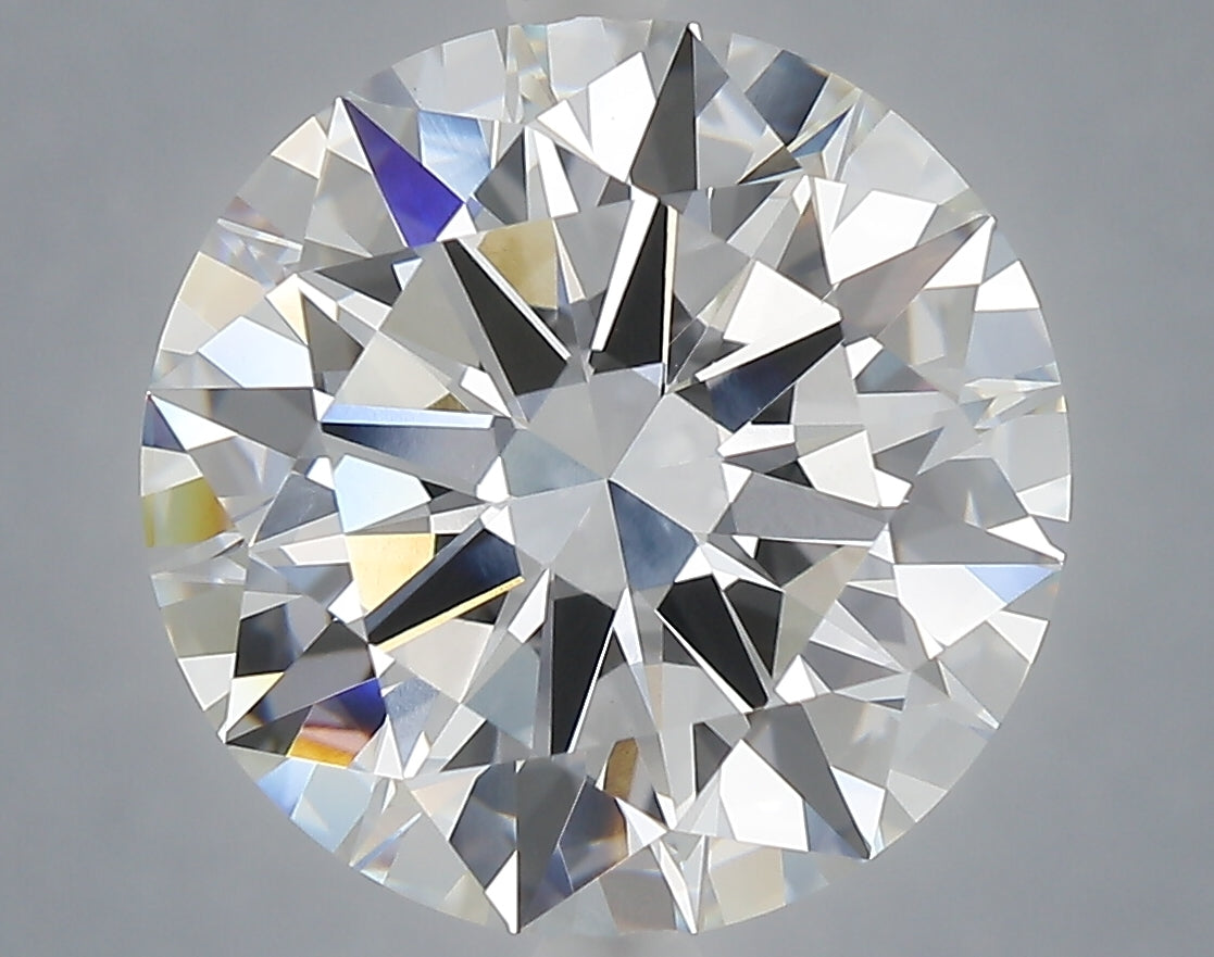 7.05 Carat Round Shaped, Excellent Cut, E Color, VVS2 Clarity, IGI Certified Lab Grown Diamond
