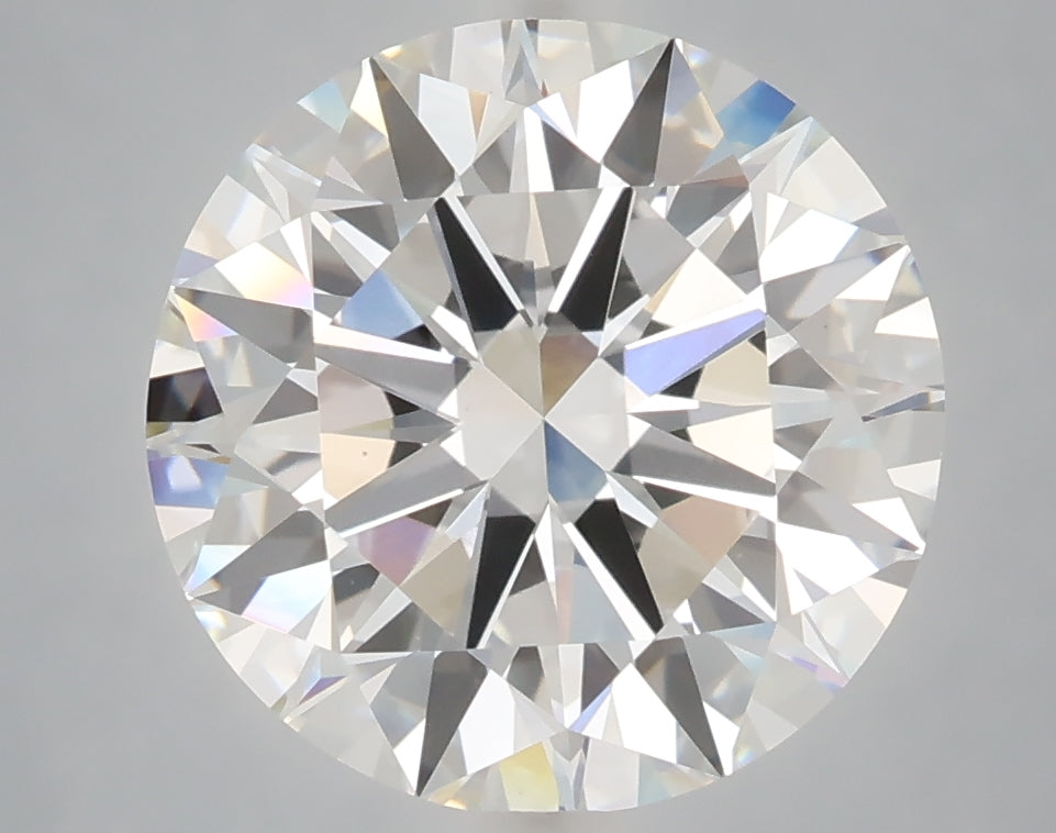 5.01 Carat Round Shaped, Excellent Cut, E Color, VS1 Clarity, IGI Certified Lab Grown Diamond