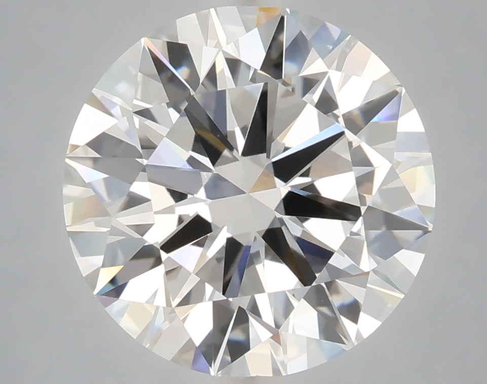 5.07 Carat Round Shaped, Excellent Cut, E Color, VVS2 Clarity, IGI Certified Lab Grown Diamond
