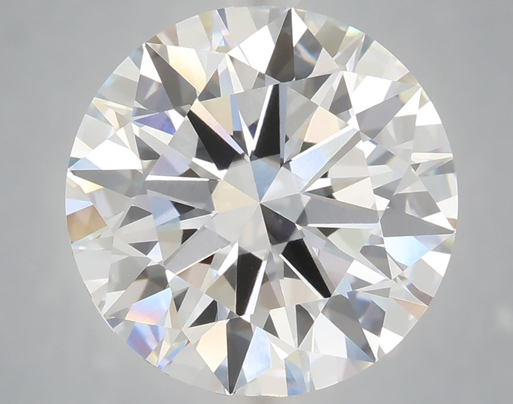 6.07 Carat Round Shaped, Ideal Cut, E Color, VVS1 Clarity, IGI Certified Lab Grown Diamond