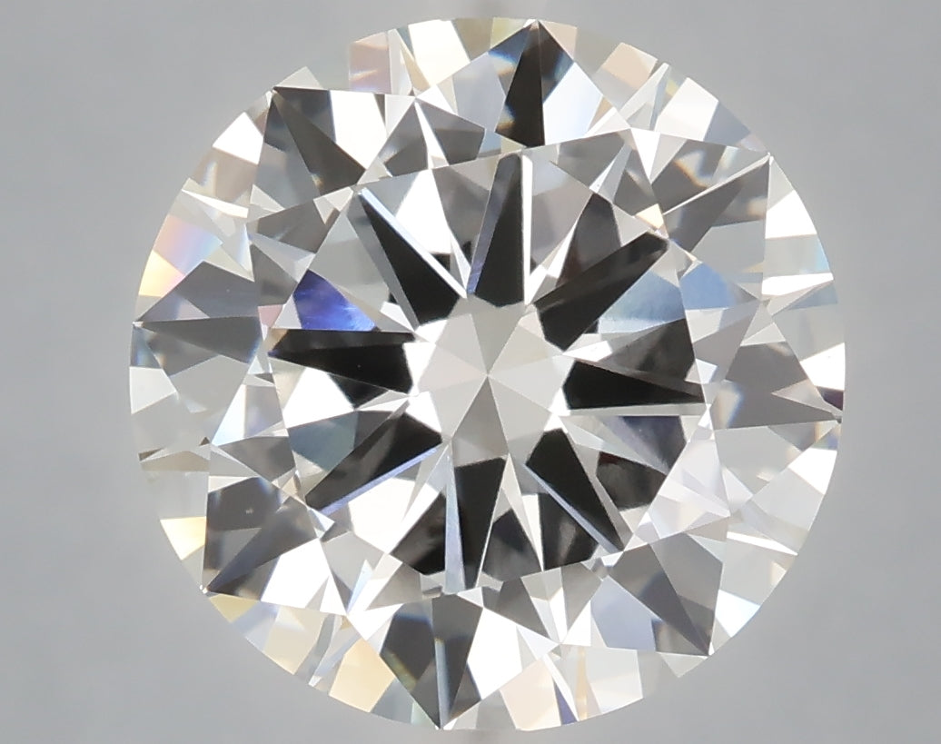6.01 Carat Round Shaped, Excellent Cut, G Color, VVS2 Clarity, IGI Certified Lab Grown Diamond