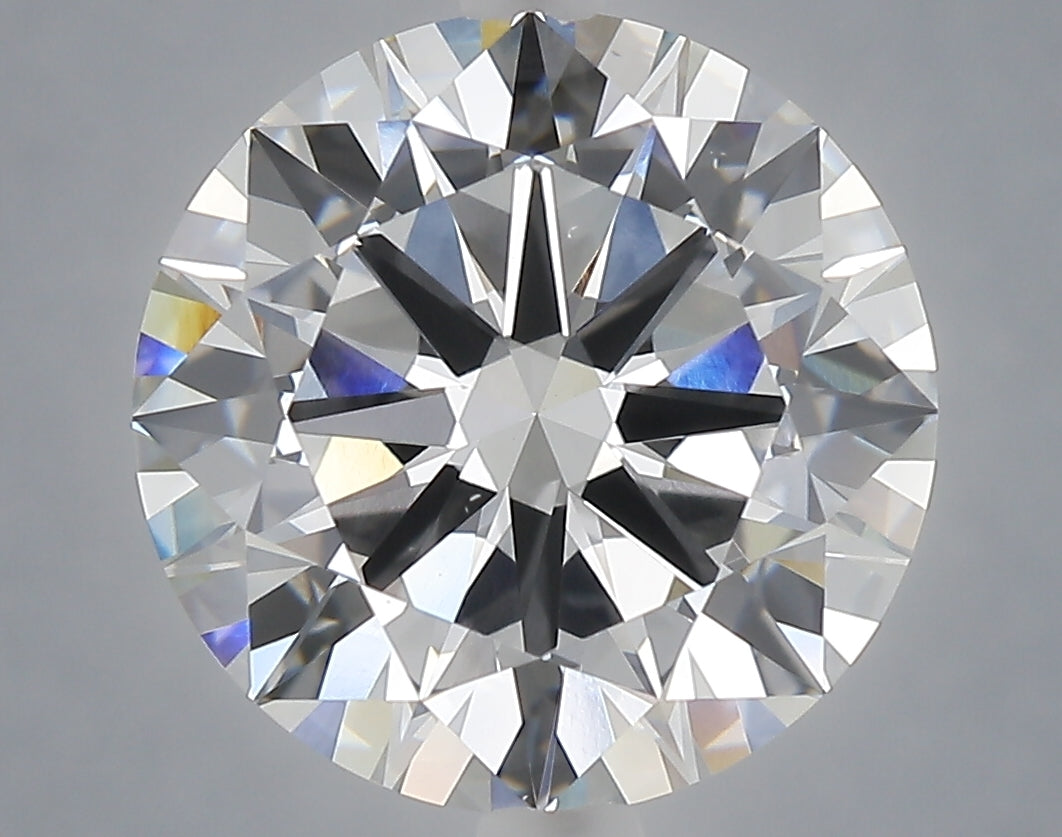 6.01 Carat Round Shaped, Excellent Cut, E Color, VS1 Clarity, IGI Certified Lab Grown Diamond