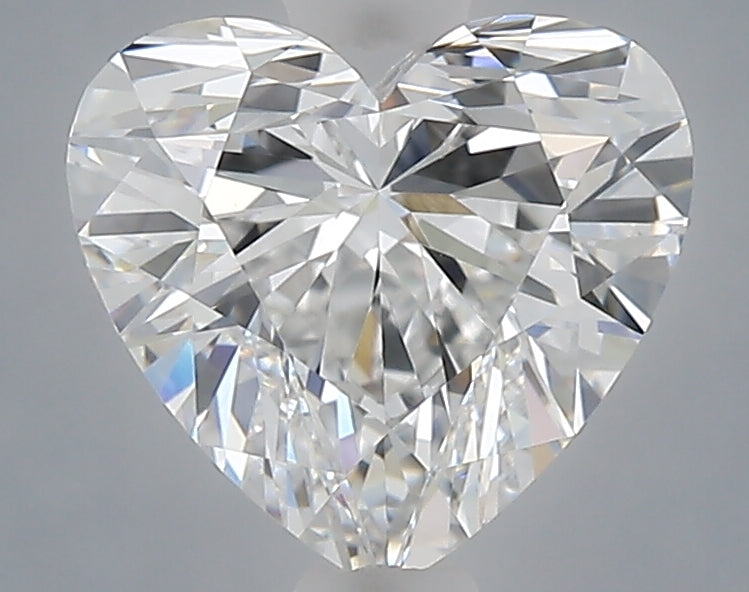 1.59 Carat Heart Shaped, Ideal Cut, D Color, VVS2 Clarity, IGI Certified Lab Grown Diamond