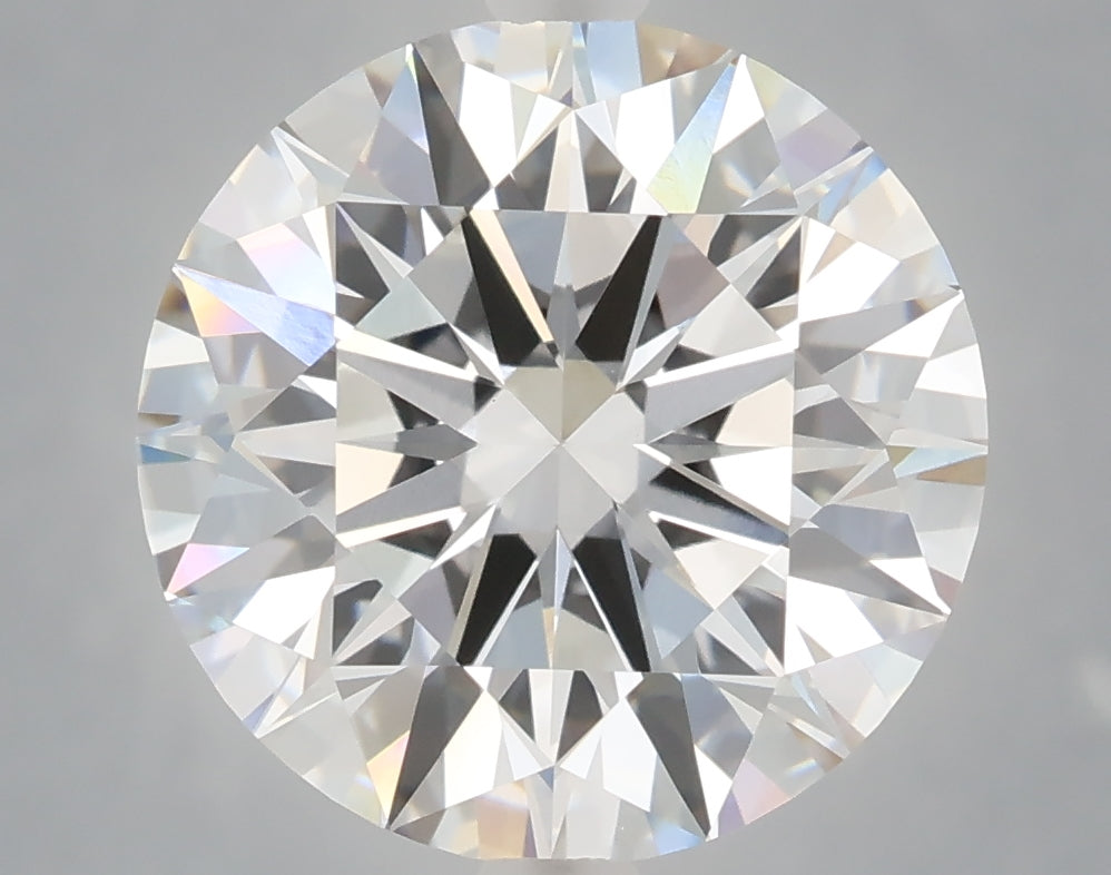 5.56 Carat Round Shaped, Ideal Cut, E Color, VVS2 Clarity, IGI Certified Lab Grown Diamond