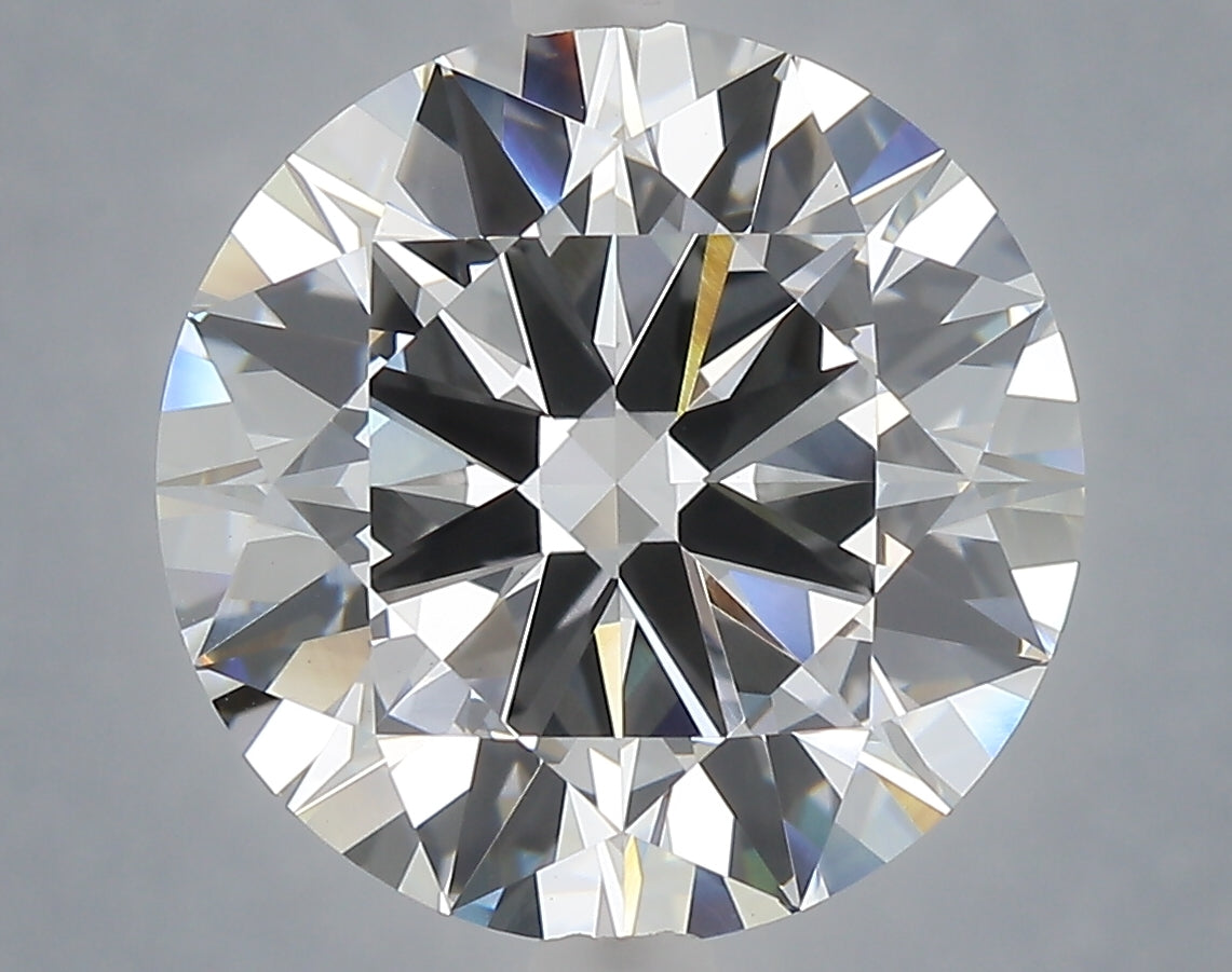 7.01 Carat Round Shaped, Excellent Cut, F Color, VVS2 Clarity, IGI Certified Lab Grown Diamond