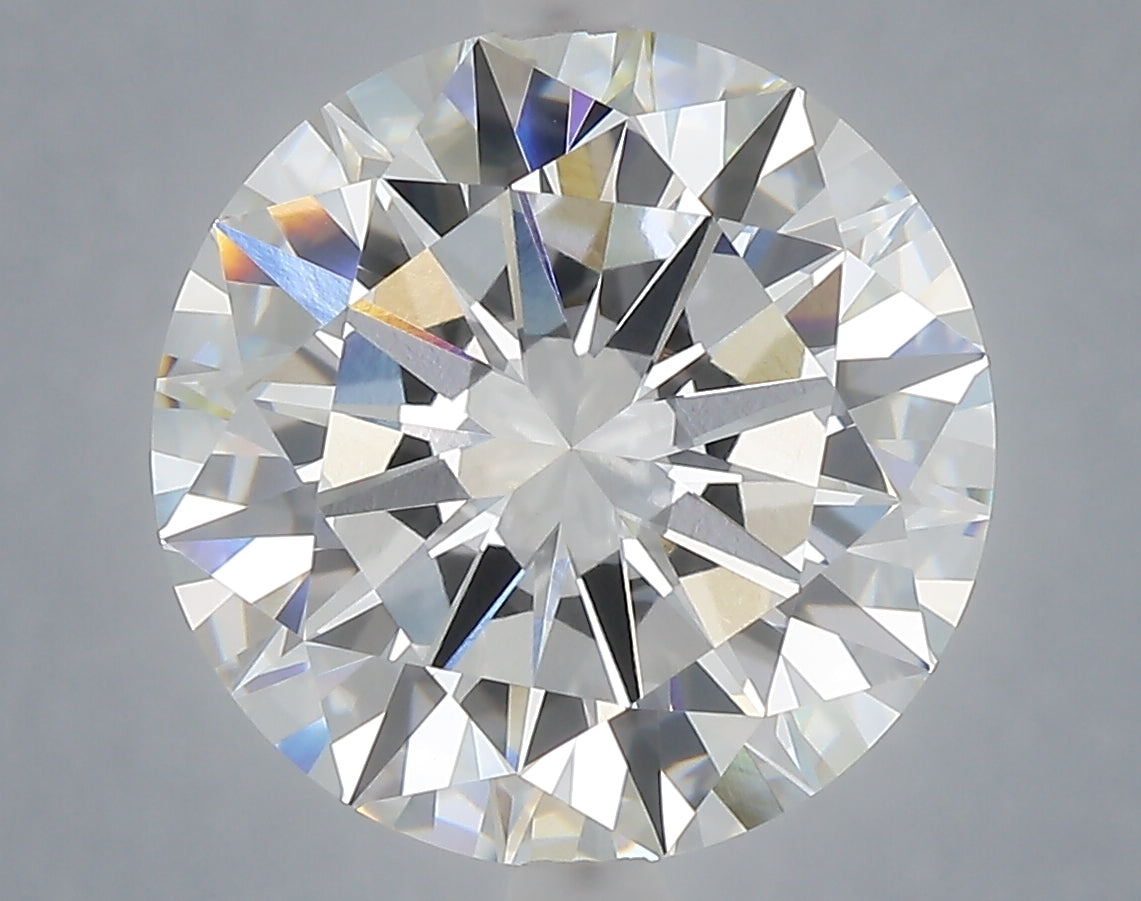7.00 Carat Round Shaped, Excellent Cut, E Color, VVS2 Clarity, IGI Certified Lab Grown Diamond