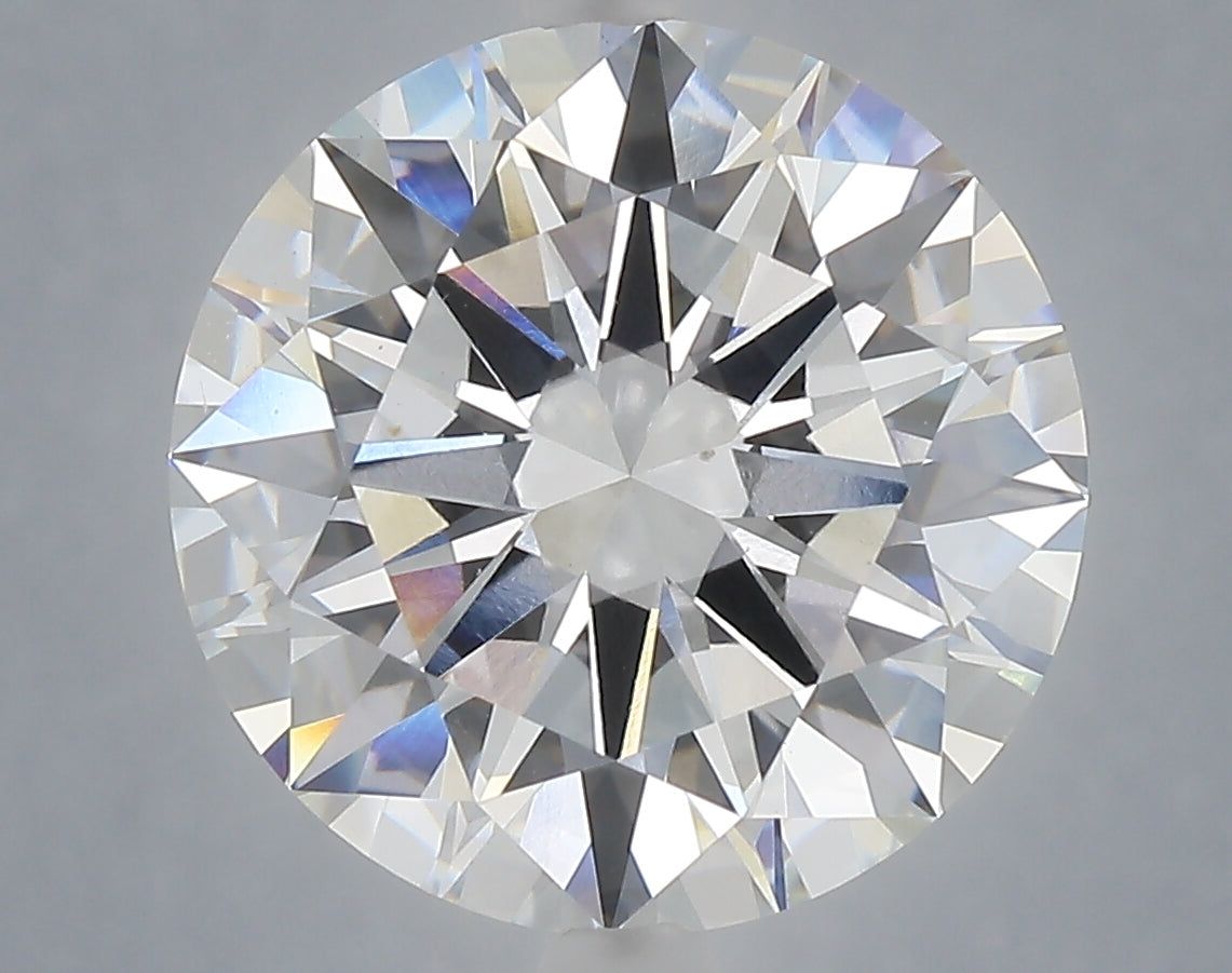 7.04 Carat Round Shaped, Excellent Cut, E Color, VVS2 Clarity, IGI Certified Lab Grown Diamond