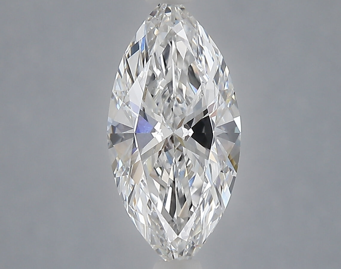 1.58 Carat Marquise Shaped, Ideal Cut, E Color, VVS1 Clarity, IGI Certified Lab Grown Diamond