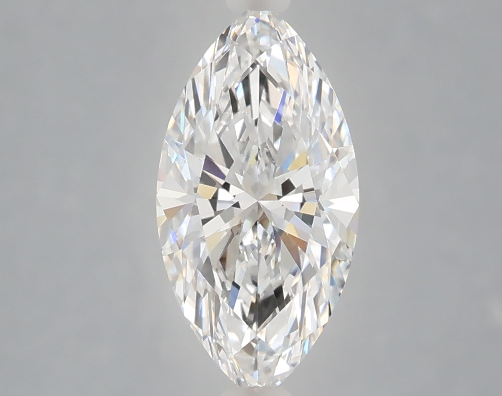 1.59 Carat Marquise Shaped, Ideal Cut, D Color, VVS2 Clarity, IGI Certified Lab Grown Diamond