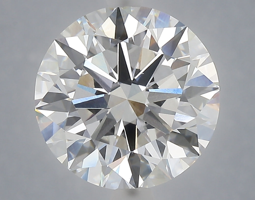 5.05 Carat Round Shaped, Ideal Cut, F Color, VS1 Clarity, IGI Certified Lab Grown Diamond