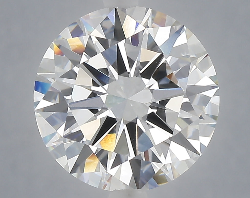 5.01 Carat Round Shaped, Excellent Cut, F Color, VVS2 Clarity, IGI Certified Lab Grown Diamond