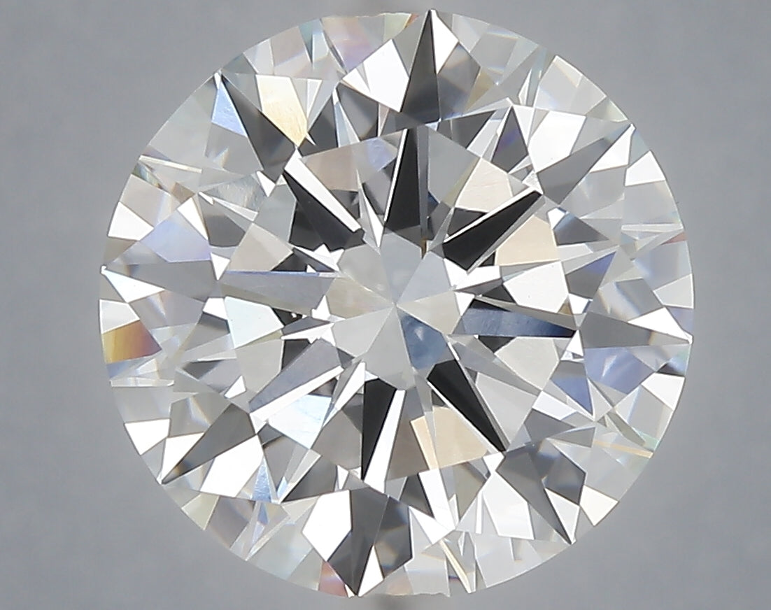 7.00 Carat Round Shaped, Excellent Cut, F Color, VS1 Clarity, IGI Certified Lab Grown Diamond
