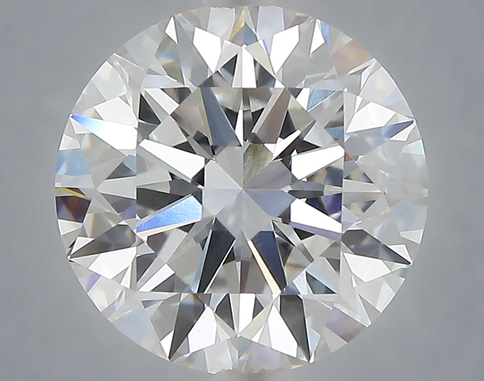 5.02 Carat Round Shaped, Excellent Cut, E Color, VVS2 Clarity, IGI Certified Lab Grown Diamond