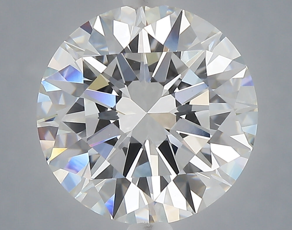 5.01 Carat Round Shaped, Excellent Cut, F Color, VVS2 Clarity, IGI Certified Lab Grown Diamond