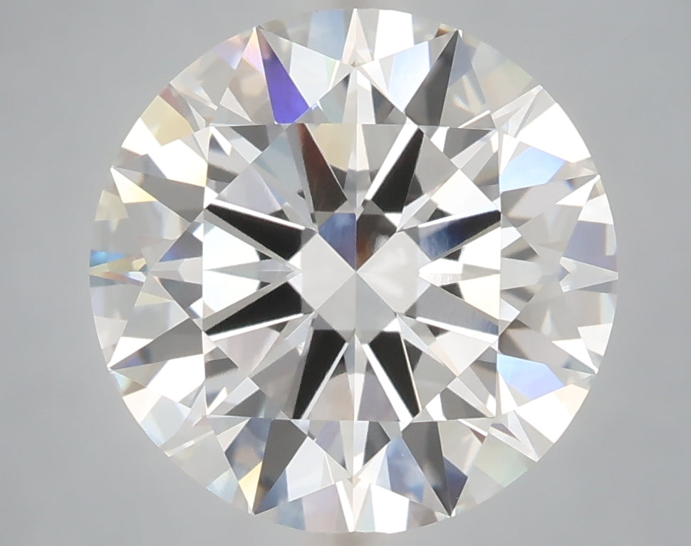 5.03 Carat Round Shaped, Excellent Cut, E Color, VVS2 Clarity, IGI Certified Lab Grown Diamond