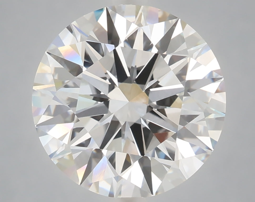5.21 Carat Round Shaped, Ideal Cut, E Color, VVS2 Clarity, IGI Certified Lab Grown Diamond