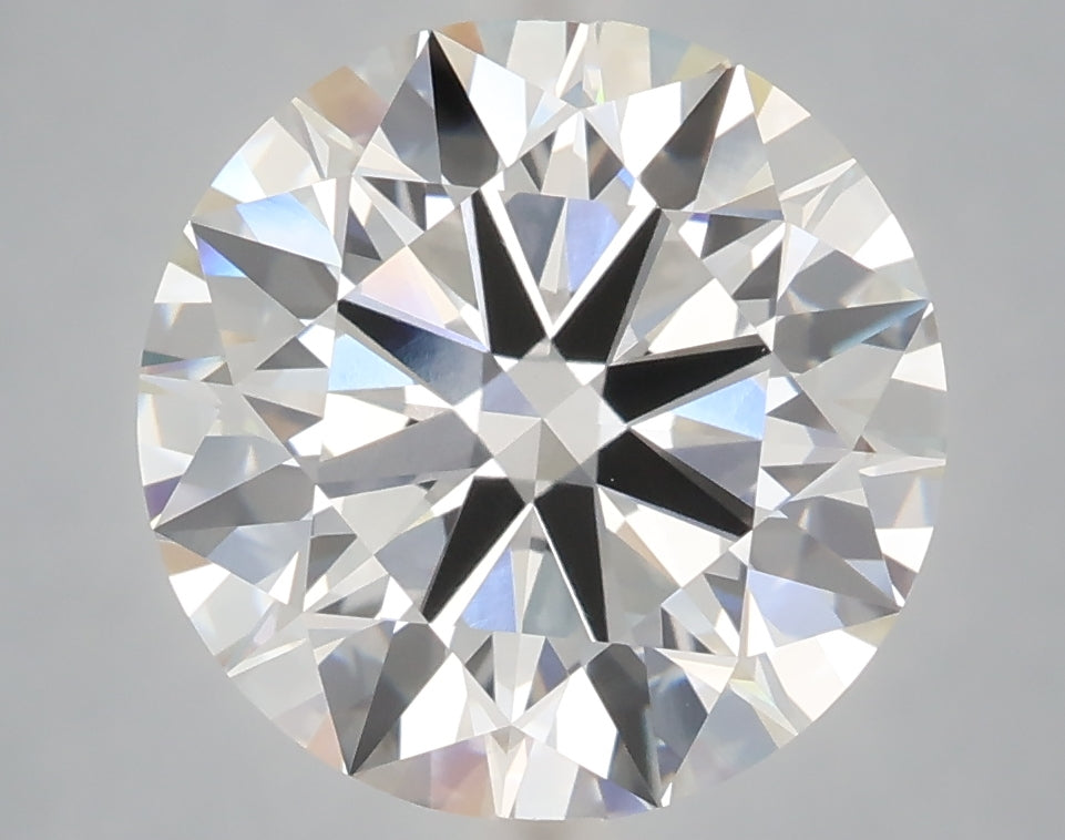 5.06 Carat Round Shaped, Excellent Cut, F Color, VVS2 Clarity, IGI Certified Lab Grown Diamond