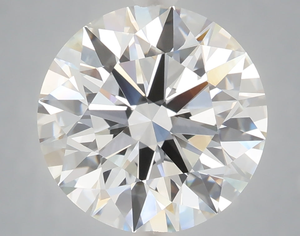 5.08 Carat Round Shaped, Ideal Cut, E Color, VVS2 Clarity, IGI Certified Lab Grown Diamond