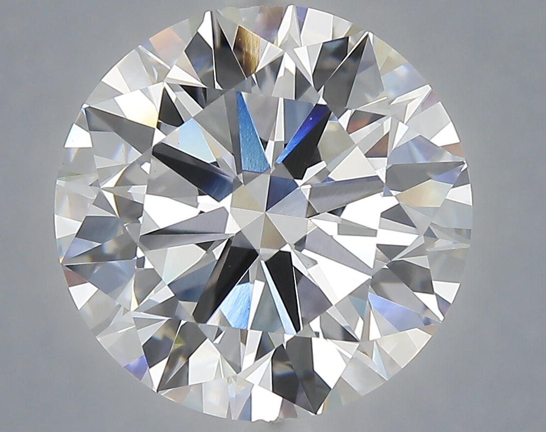 7.06 Carat Round Shaped, Excellent Cut, E Color, VS1 Clarity, IGI Certified Lab Grown Diamond