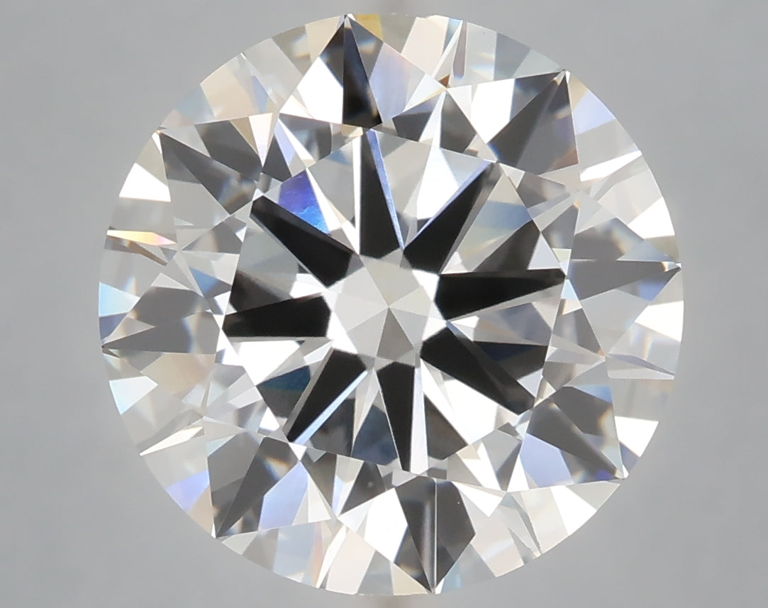 7.02 Carat Round Shaped, Excellent Cut, E Color, VVS2 Clarity, IGI Certified Lab Grown Diamond
