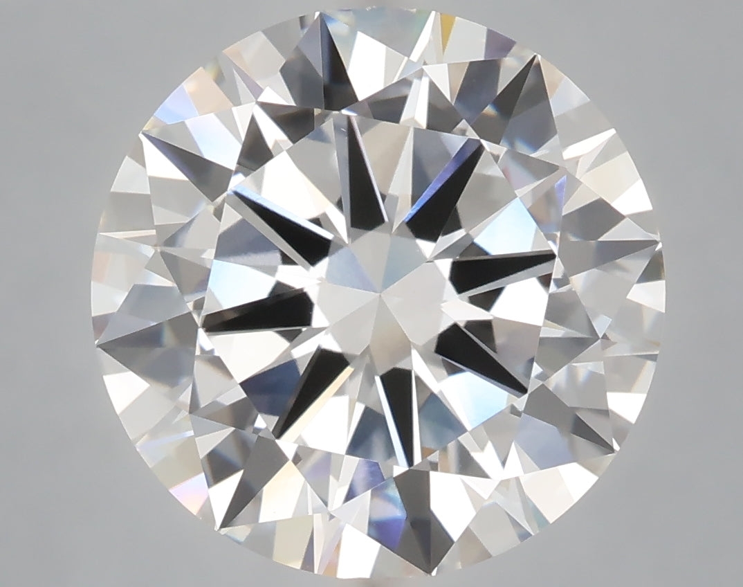 7.00 Carat Round Shaped, Excellent Cut, E Color, VVS2 Clarity, IGI Certified Lab Grown Diamond