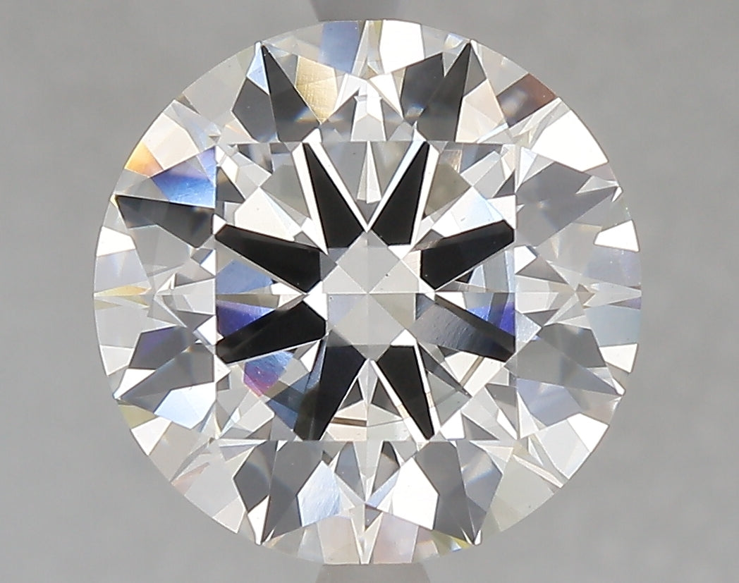 4.53 Carat Round Shaped, Ideal Cut, H Color, VS2 Clarity, IGI Certified Lab Grown Diamond