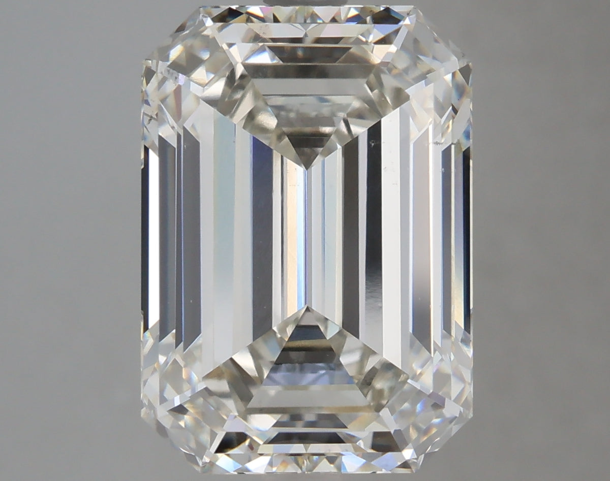 6.10 Carat Emerald Shaped, Ideal Cut, H Color, VS2 Clarity, IGI Certified Lab Grown Diamond