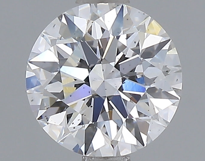 1.08 Carat Round Shaped, Ideal Cut, D Color, SI1 Clarity, IGI Certified Lab Grown Diamond