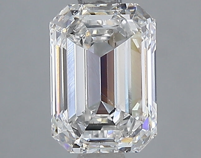 1.03 Carat Emerald Shaped, Excellent Cut, E Color, SI1 Clarity, IGI Certified Lab Grown Diamond