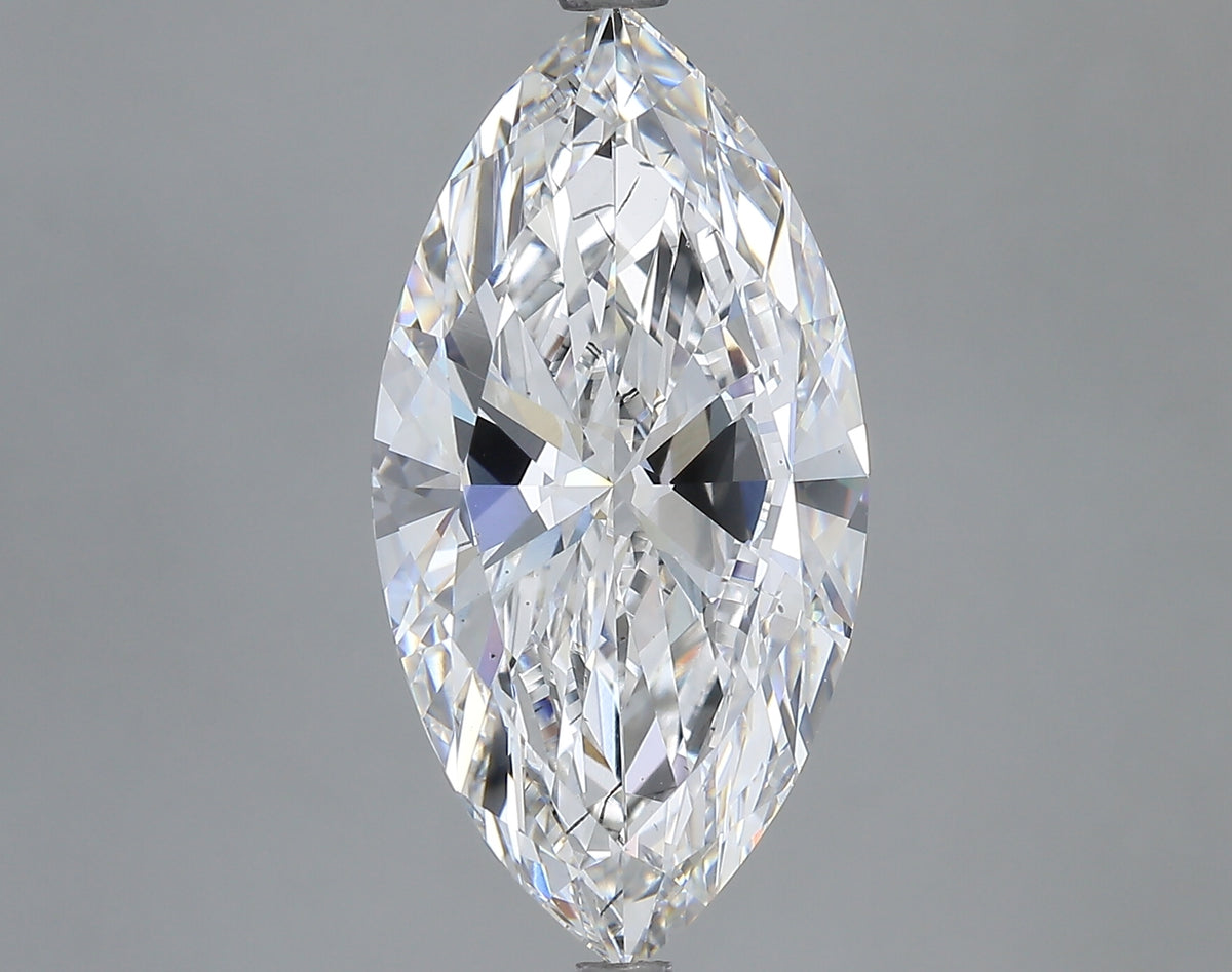 6.00 Carat Marquise Shaped, Excellent Cut, E Color, VS2 Clarity, IGI Certified Lab Grown Diamond