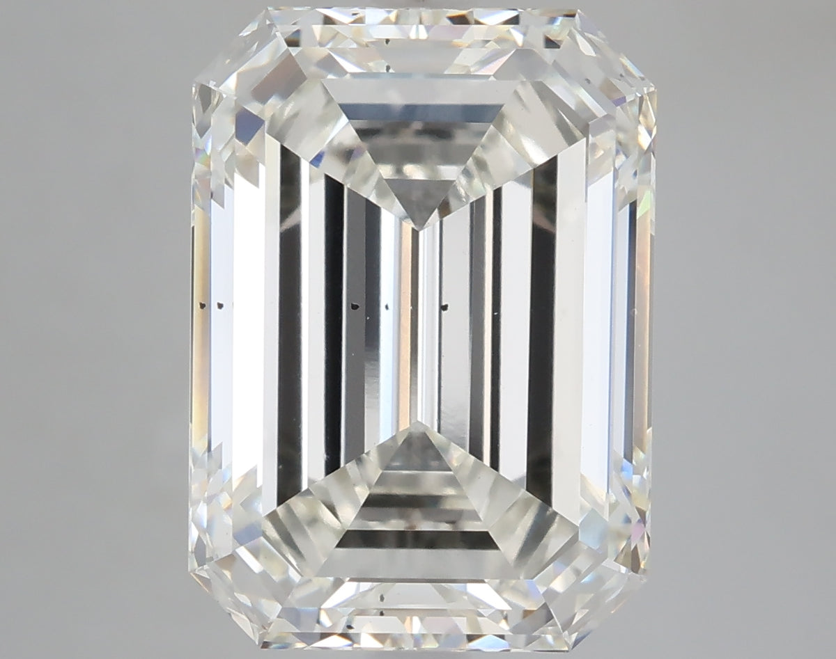 6.00 Carat Emerald Shaped, Excellent Cut, H Color, VS2 Clarity, IGI Certified Lab Grown Diamond