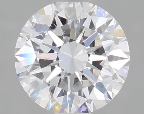 0.55 Carat Round Shaped, Excellent Cut, D Color, VVS2 Clarity, IGI Certified Lab Grown Diamond
