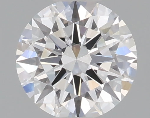 0.55 Carat Round Shaped, Excellent Cut, D Color, VVS2 Clarity, IGI Certified Lab Grown Diamond