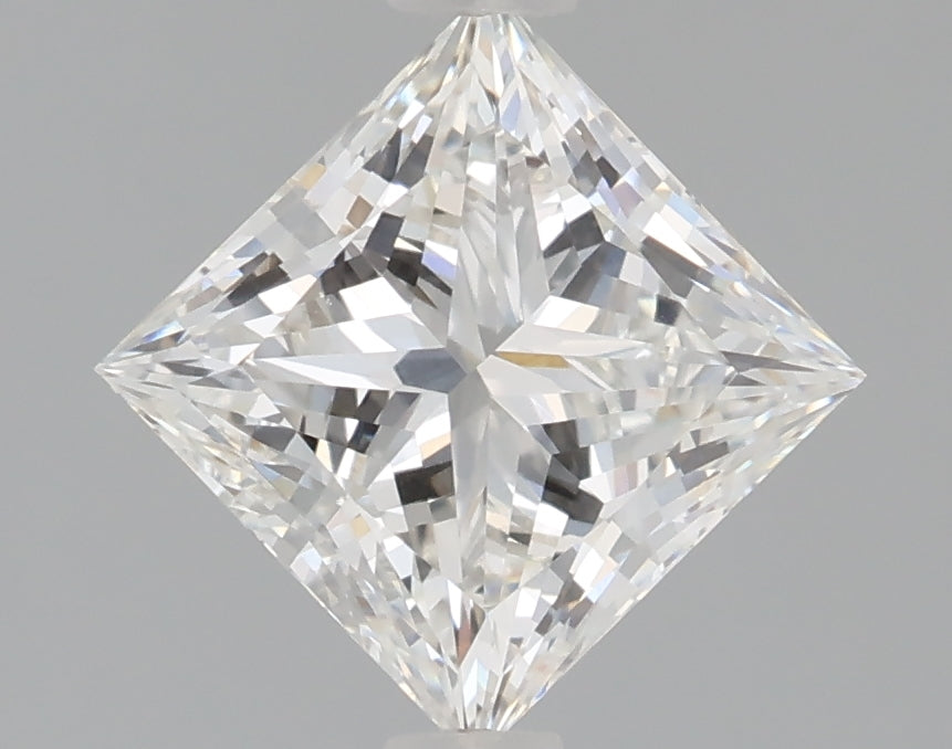 1.60 Carat Princess Shaped, Ideal Cut, G Color, VVS2 Clarity, IGI Certified Lab Grown Diamond